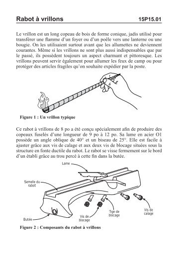 Rabot à vrillons - Lee Valley Tools