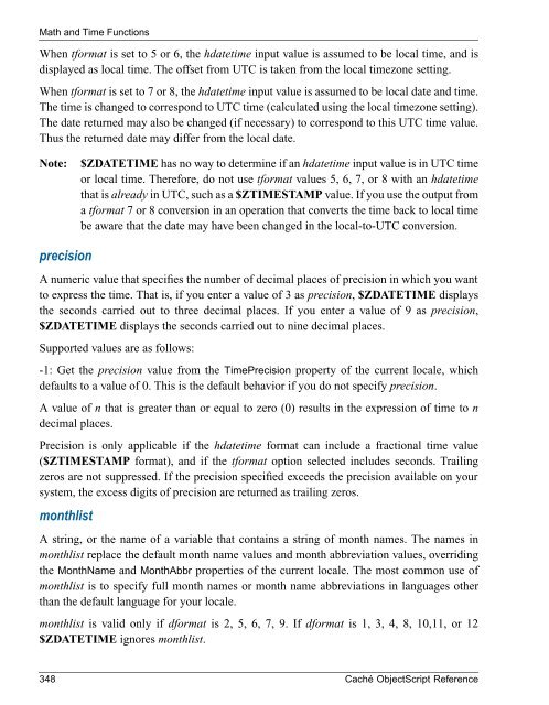 Caché ObjectScript Reference - InterSystems Documentation