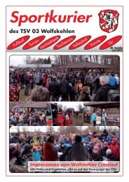 Sportkurier 1 12 - TSV 03 Wolfskehlen