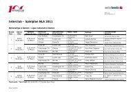 Interclub â Spielplan NLA 2011 - Swiss Tennis