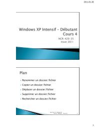 Windows XP dÃ©butant - Cours 4.pdf