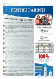 Pliant oferta educationala Colegiul National Bilingv George Cosbuc ...