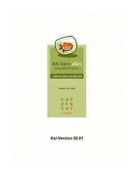 KAI - Funktionshandbuch 2.01
