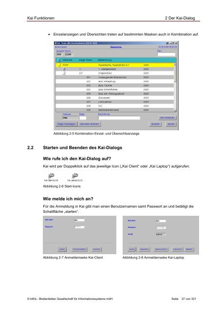 KAI - Funktionshandbuch 2.01