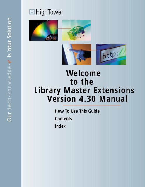 Library Master Extensions Manual v.4.3 - HighTower