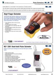 Pulse Oximeters - Vital Medical Supplies