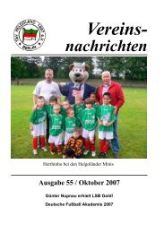 Vereins- nachrichten