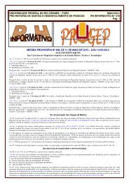 UNIVERSIDADE FEDERAL DO RIO GRANDE â FURG ... - progep