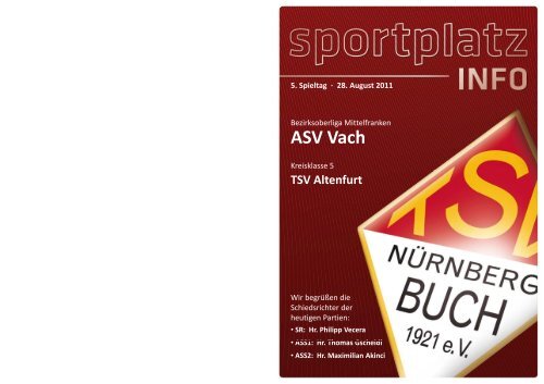 ASV Vach - TSV Nürnberg-Buch 1921 eV