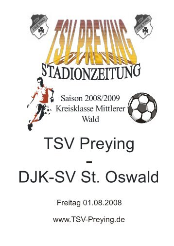 DJK SV St. Oswald - TSV Preying