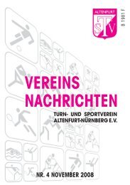 VEREINS NACHRICHTEN - TSV Altenfurt