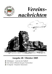 Vereins- nachrichten Ausgabe 48 / Oktober 2005