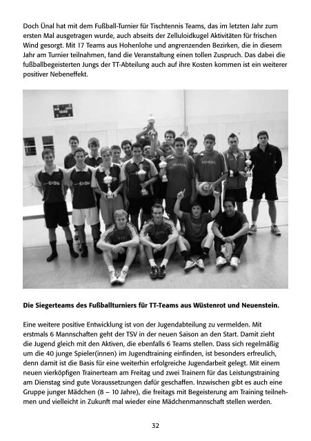 Durchblicker-Ausgabe Nr. 26 - 2011 - TSV Neuenstein