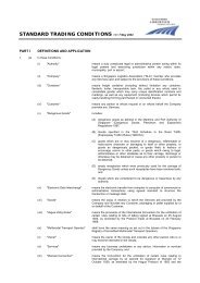 STANDARD TRADING CONDITIONS >>> 7 May 2004