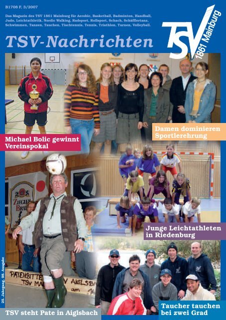TSV-Nachrichten 3/2007 - des TSV 1861 Mainburg eV