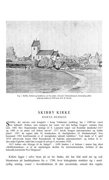 SKIBBY KIRKE - Danmarks Kirker - Nationalmuseet