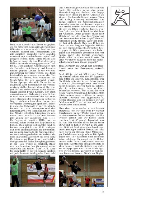 TSV-Nachrichten 1/2011