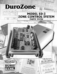 ED-3 Electronic panel - Duro Dyne