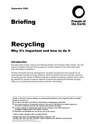 Recycling - why its important and how to do it - Friends of the Earth