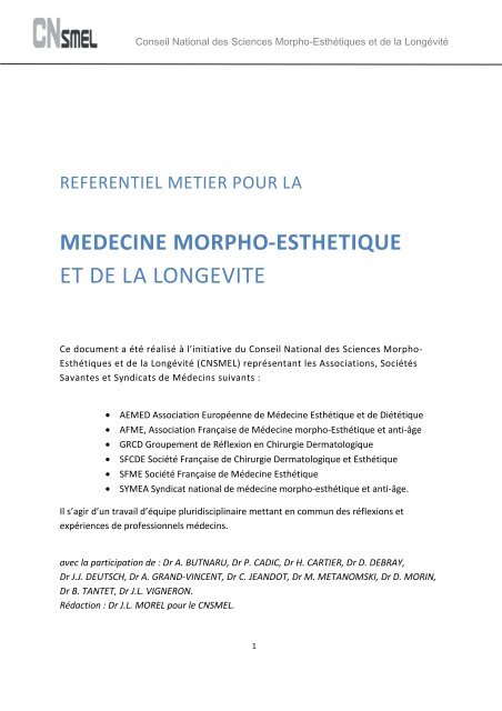 medecine morpho-esthetique - Afme