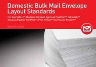 Envelope Layout Standards - New Zealand Post
