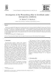 Investigation of the Weissenberg effect in ferrofluids under ...