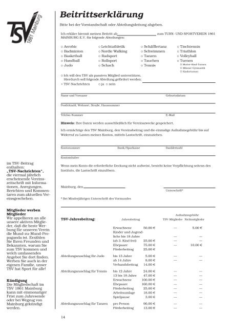 TSV-Nachrichten 2/2007