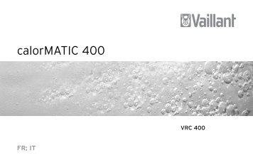 calorMATIC 400 - Vaillant