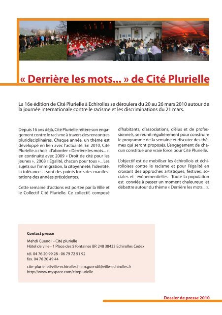 de CitÃ© Plurielle - Echirolles