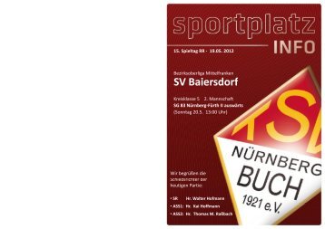 SV Baiersdorf - TSV Nürnberg-Buch 1921 eV