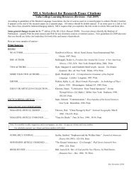 MLA Stylesheet for Term Paper Citations - Yuba College