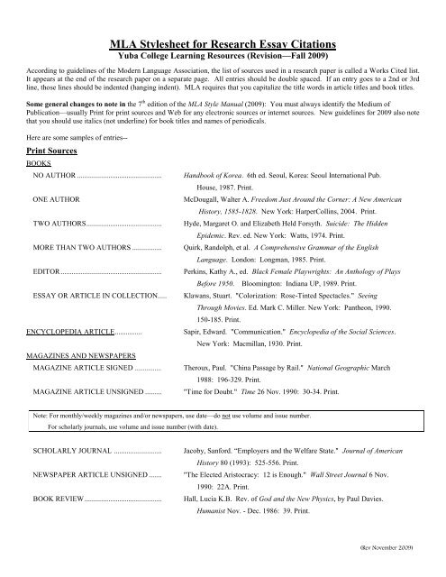 Essay On Paper English Language Essay Topics also Graduating High School Essay Mla Stylesheet For Term Paper Citations Yuba College Persuasive Essay Examples High School