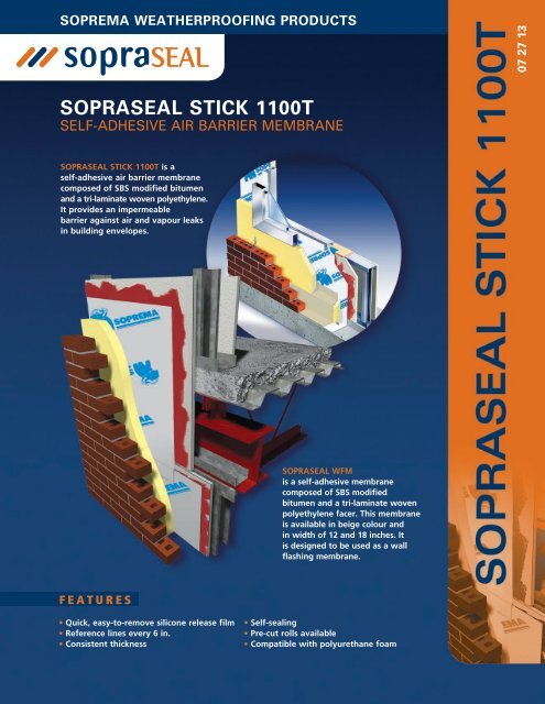 SOPRASEAL STICK 1100T - Soprema