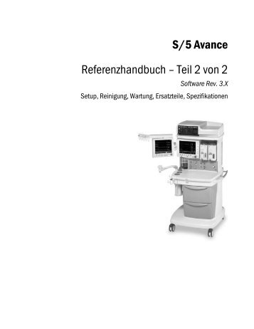 S/5 Avance Referenzhandbuch â Teil 2 von 2 - aquis medica GmbH