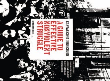 A Guide to Effective Nonviolent Struggle