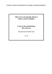 THE UNCTAD TRADE POLICY SIMULATION MODEL A note on the ...