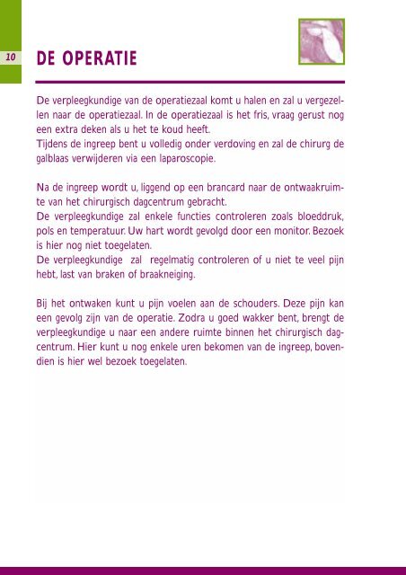 Galblaasoperatie - UZ Leuven