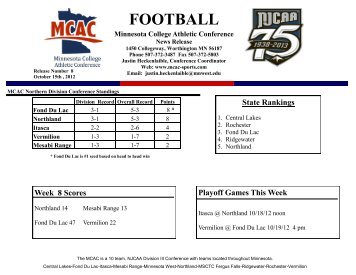 FOOTBALL - MCAC Sports