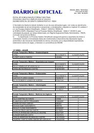 edital de homologaÃ§Ã£o e resultado final - Sesab