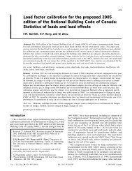 Load factor calibration for the proposed 2005 edition of the National ...