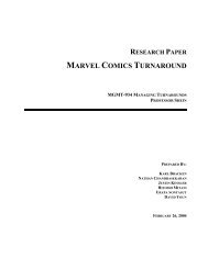 marvel comics turnaround - Turnaround Management Association