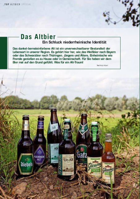 Geliebtes Bier vom Niederrhein - TOP-Magazin Niederrhein