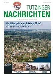 Download Heft 07 / Juli 2011 - Tutzinger Nachrichten