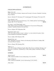 AUSTRONESIAN COLLECTIONS of ESSAYS ... - Kinship Studies