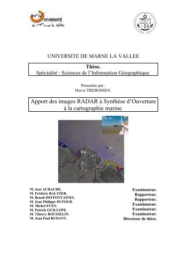 Apport des images RADAR Ã  SynthÃ¨se d'Ouverture Ã  la ... - ESA