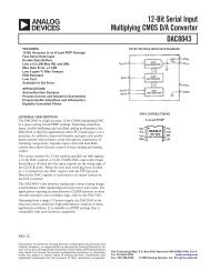 DAC8043 12-Bit Serial Input Multiplying CMOS D/A Converter Data ...