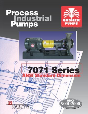 ANSI 7071 Brochure - Gusher Pumps