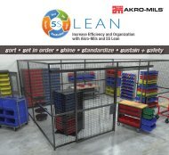 Increase Efficiency and Organization with Akro-Mils and 5S Lean