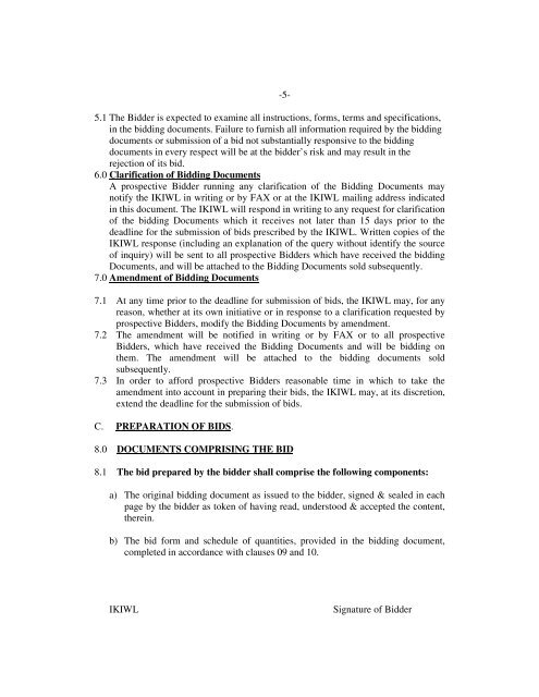 tender document for supply, installation, testing and commissioning ...