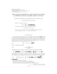 THE LAPLACE TRANSFORM OF THE DIGAMMA FUNCTION: AN ...